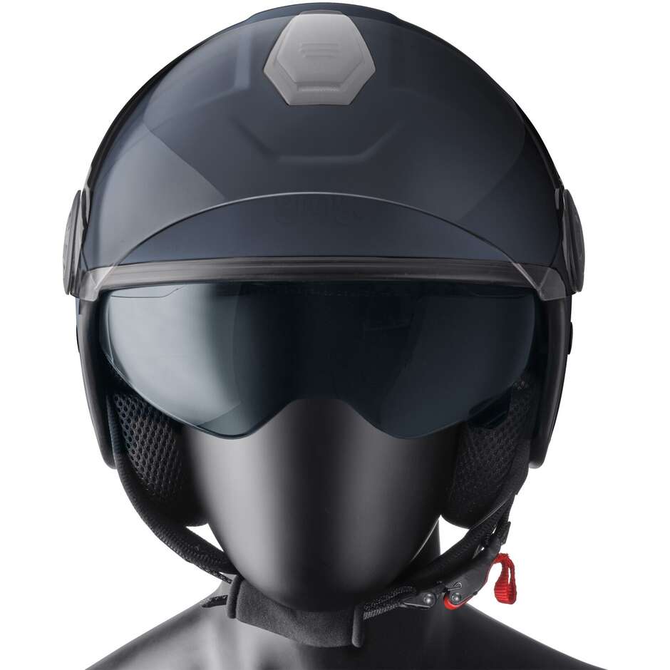 Casco Moto Jet Gms Gelato Mora