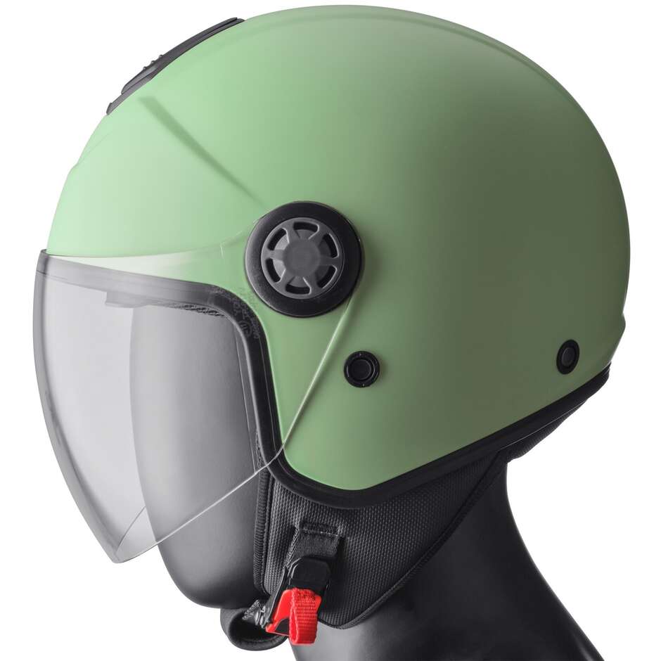 Casco Moto Jet Gms Gelato Pistacchio