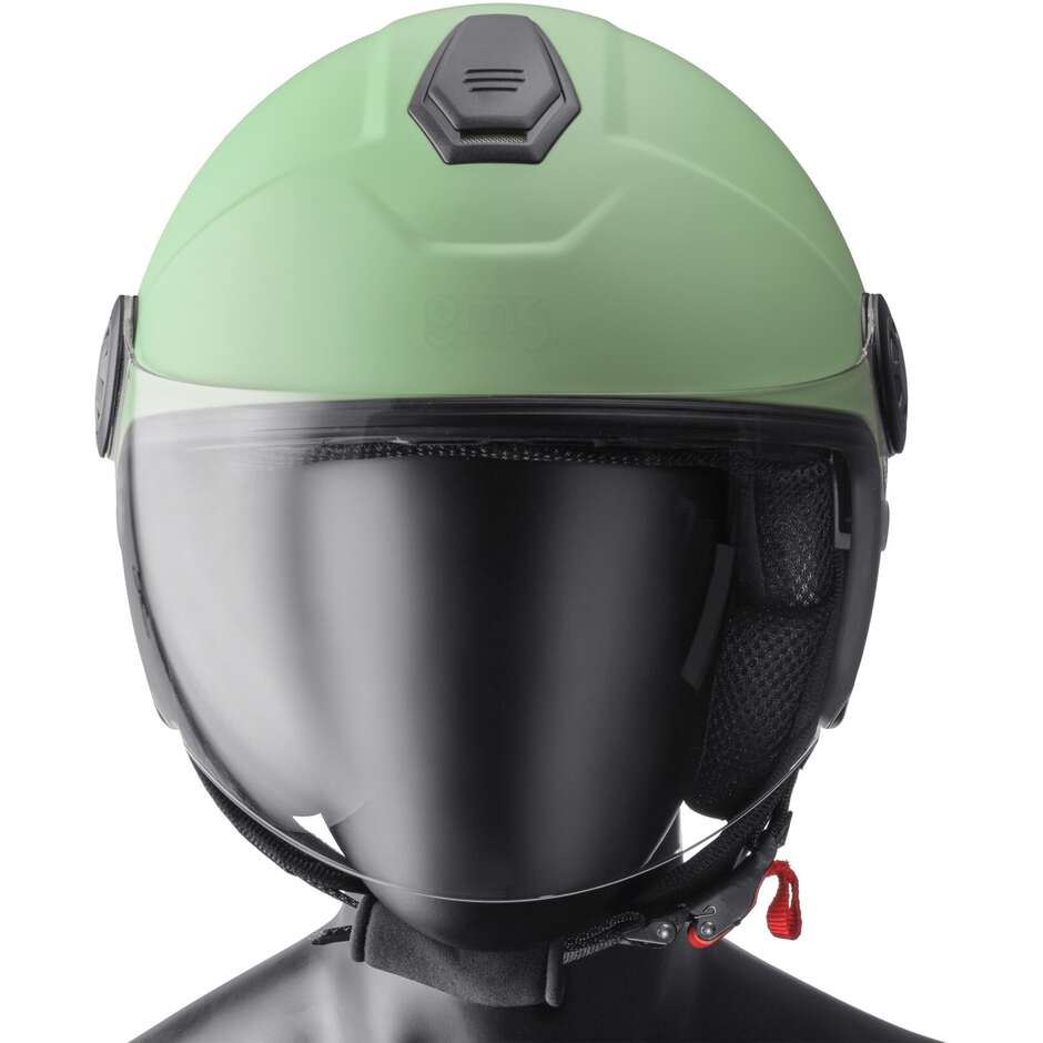 Casco Moto Jet Gms Gelato Pistacchio
