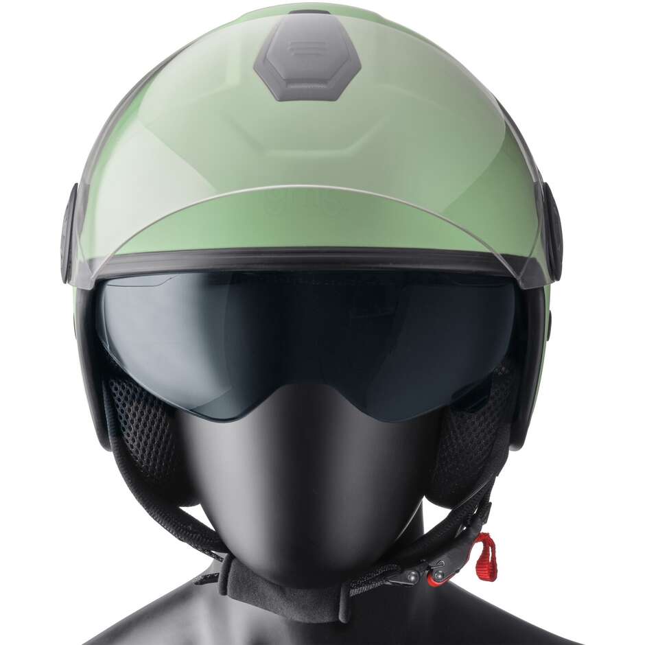 Casco Moto Jet Gms Gelato Pistacchio