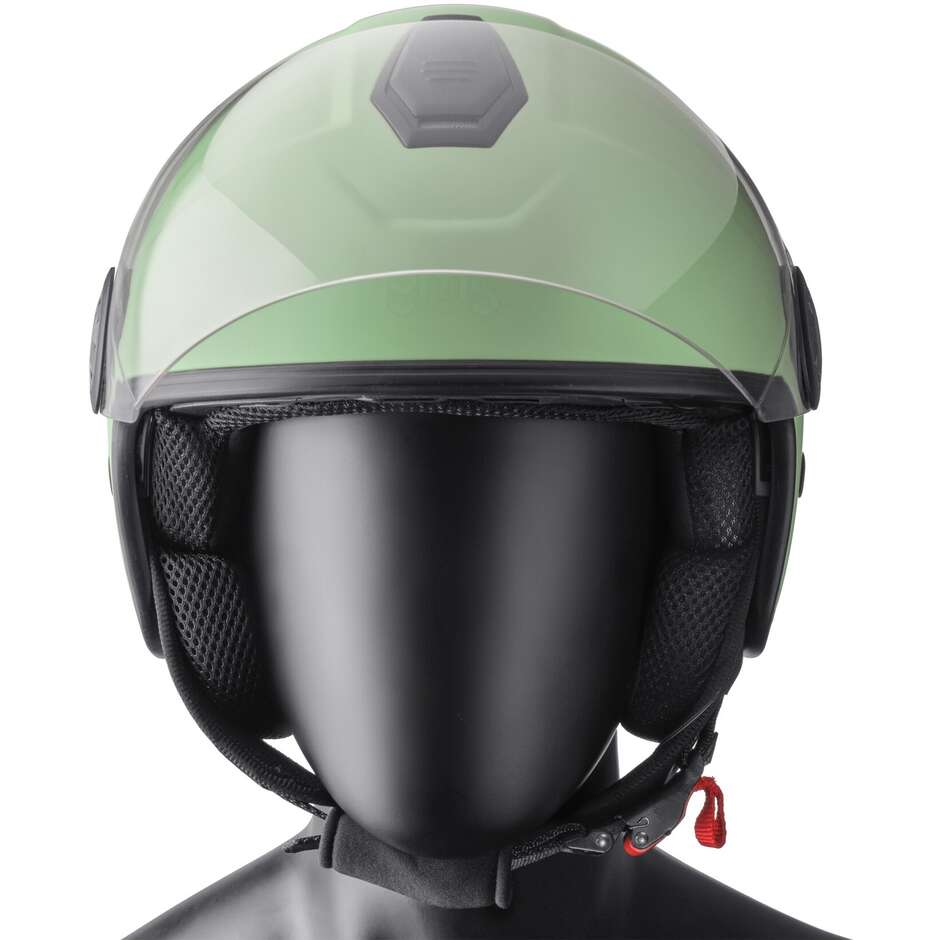 Casco Moto Jet Gms Gelato Pistacchio