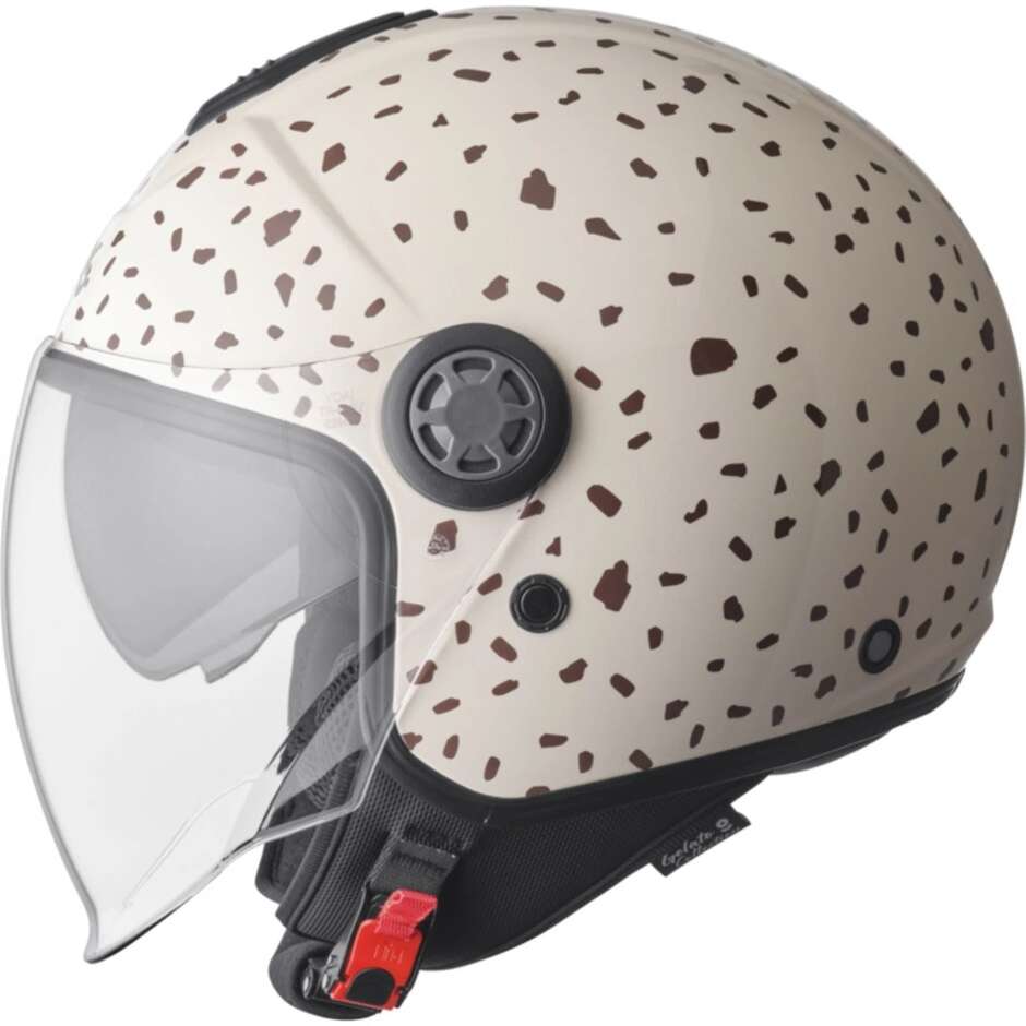 Casco Moto Jet Gms Gelato Stracciatella
