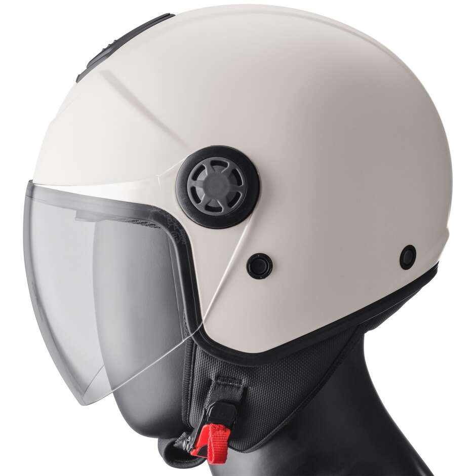 Casco Moto Jet Gms Gelato Vaniglia