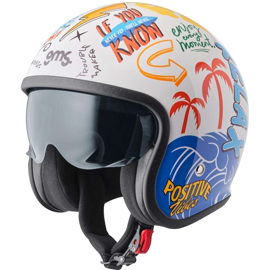 GMS Ride & Surf bianco giallo blu con vibrazioni estive