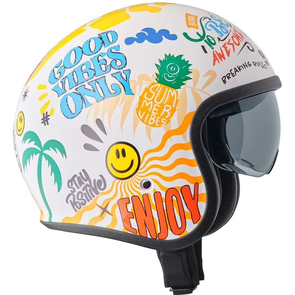 GMS Ride & Surf bianco giallo blu con vibrazioni estive
