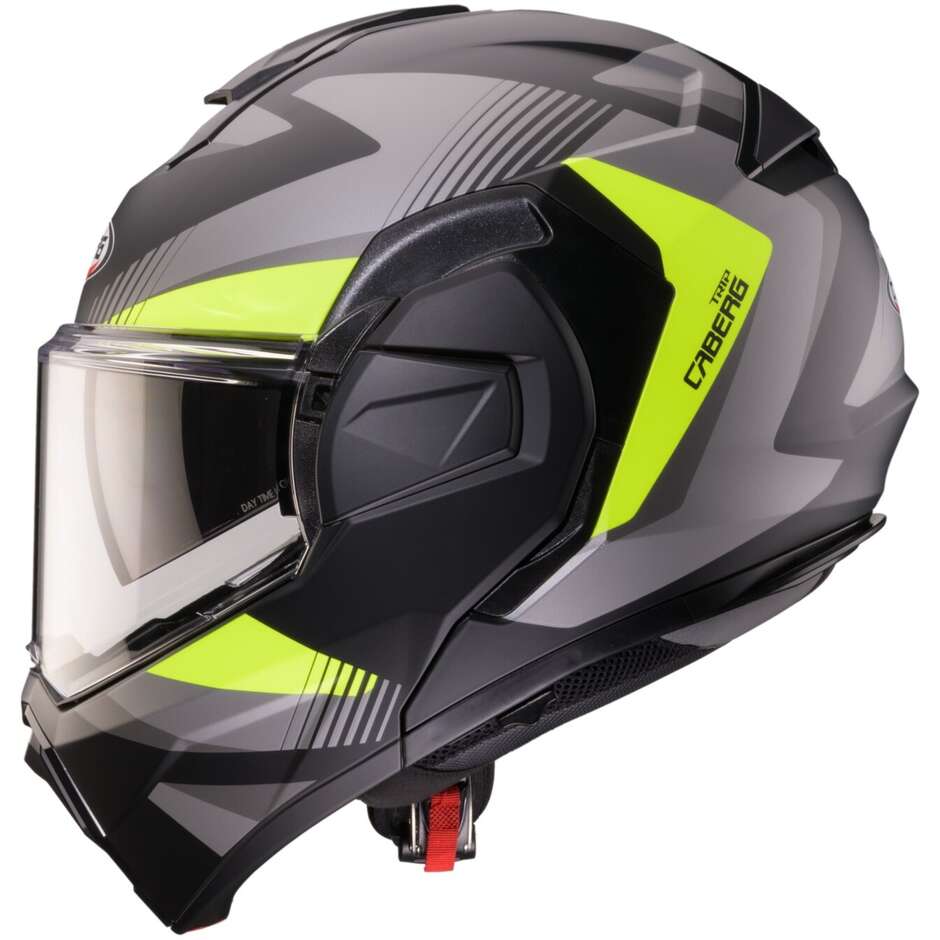 Caberg TRIP P/J Lunar matt black grey yellow fluo