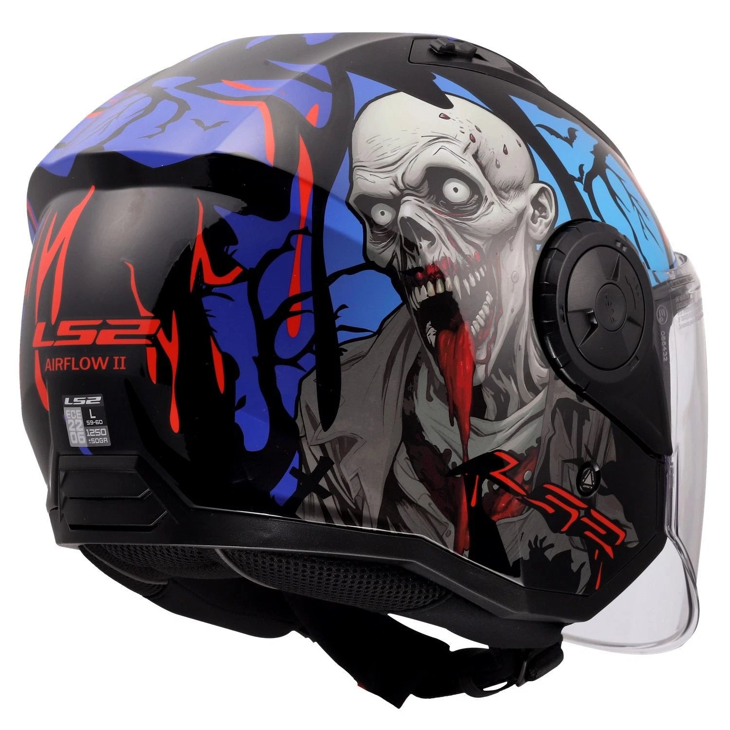 LS2 AirFlow 2-II OF616 Zombie II